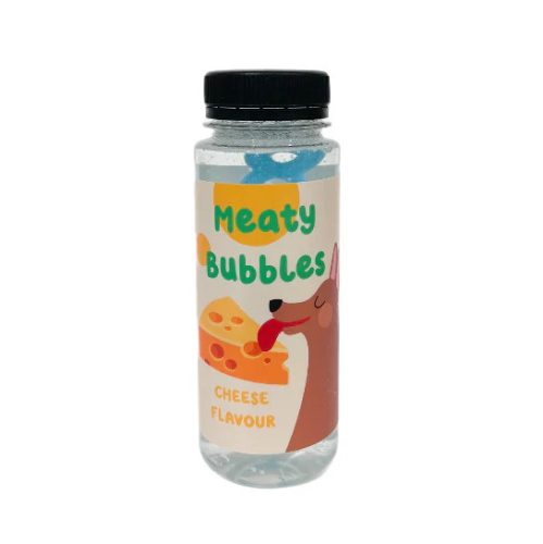 Meaty Bubbles - Buborékfújó kutyáknak és macskáknak - Sajt ízű