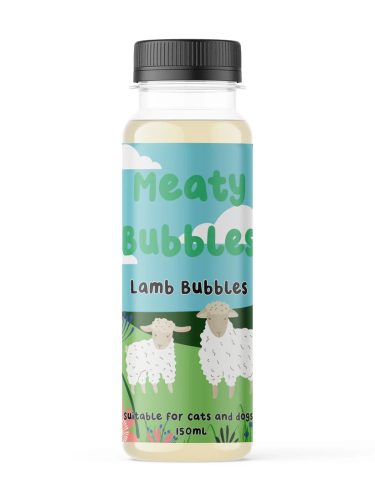 Meaty Bubbles - Buborékfújó kutyáknak és macskáknak - Bárány Ízű 