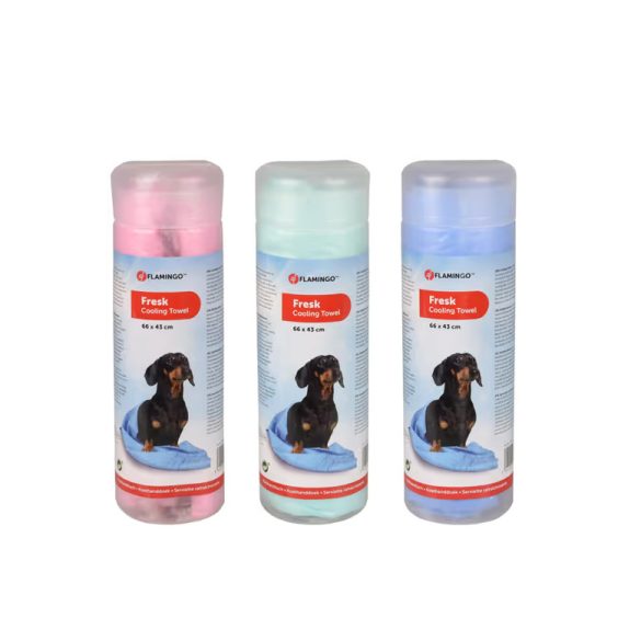 Flamingo - Fresk hűsítő törölköző - rózsaszín