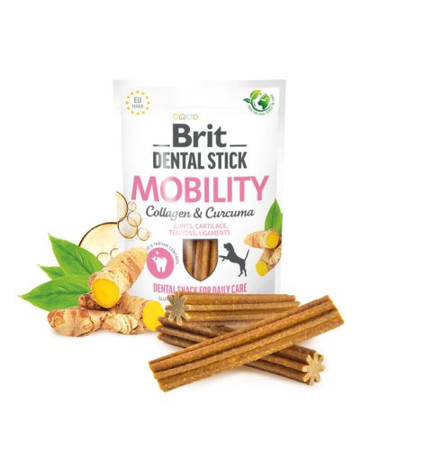 Brit Care Dental Stick - Mobility - Kollagén és Kurkuma 