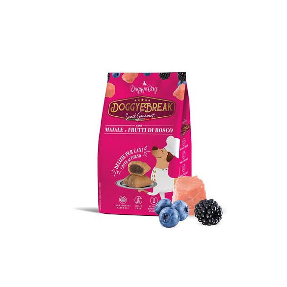 DoggyeBag - DoggyeBreak - sertéshússal és bogyós gyümölcsökkel 