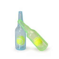 Camon - TPR üveg formájú játék teniszlabdával - zöld 