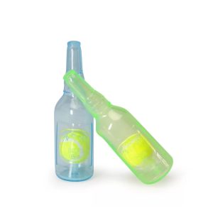 Camon - TPR üveg formájú játék teniszlabdával - zöld 