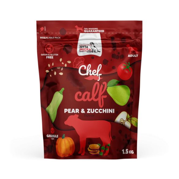 Syta Micha - Száraztáp -  Borjú, Körte és Cukkini - 1,5kg