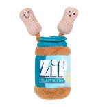 ZippyPaws - Bungee Burrow - Peanut Butter Jar 