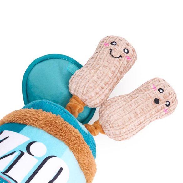 ZippyPaws - Bungee Burrow - Peanut Butter Jar 