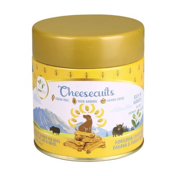 Pawfect - Sajtos keksz - banánnal és mogyoróvajjal