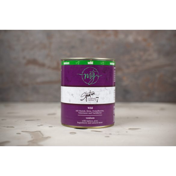 MŸ Doog Food - Signature menü - Szarvas, manióka, körte és áfonya