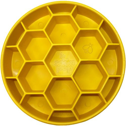 SodaPup Habzsolásgátló tál „honeycomb”