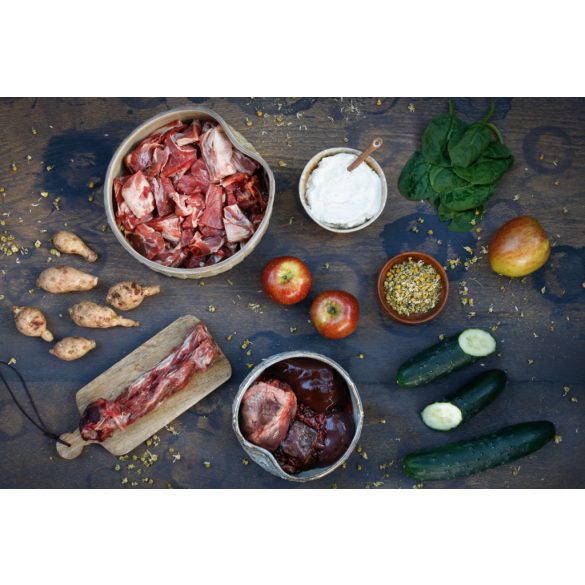 MŸ Doog Food - Signature menü - Kecske, Csicsóka, Túró, Spenót, Alma 