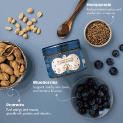 Pawfect - mogyoróvaj - áfonyával és kendermaggal 