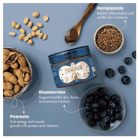 Pawfect - mogyoróvaj - áfonyával és kendermaggal 