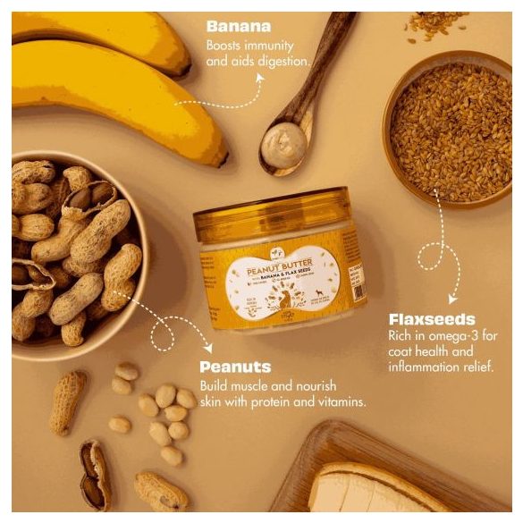 Pawfect - mogyoróvaj - Banánnal és lenmaggal 