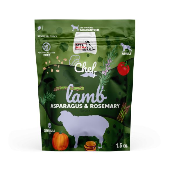 Syta Micha - Száraztáp - Bárány, spárga és rozmaring  - 1,5kg