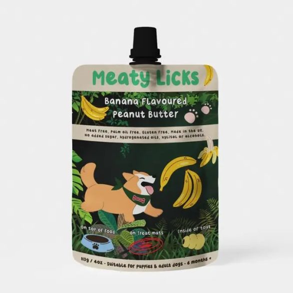 Meaty Licks - mogyoróvaj - Banán 