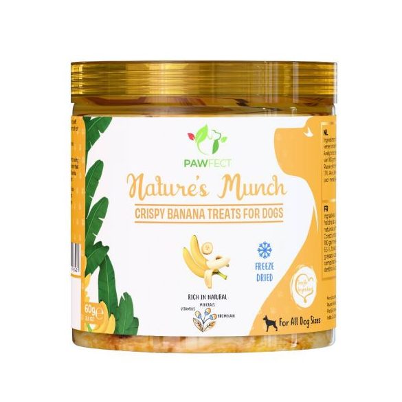  Pawfect - Nature's Munch - fagyasztva szárított Banán 