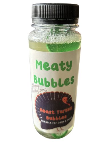 Meaty Bubbles - Buborékfújó kutyáknak és macskáknak - Sült Pulyka izű