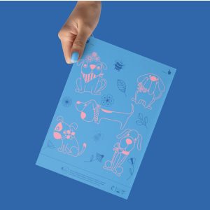 Bag ORGANI - lebomló kutyakaki zacskó - BABY BLUE