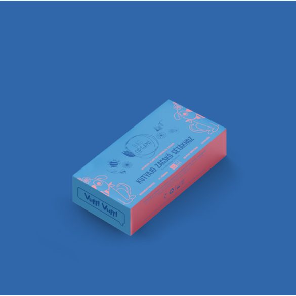 Bag ORGANI - lebomló kutyakaki zacskó - BABY BLUE