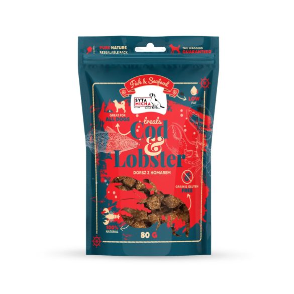 Syta Micha - Fish & Seafood -  szárított jutalomfalat - Tőkehal és homár 