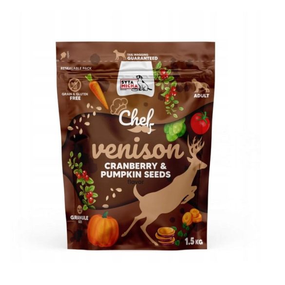 Syta Micha - Száraztáp - Szarvas, áfonya és tökmag - 1,5kg