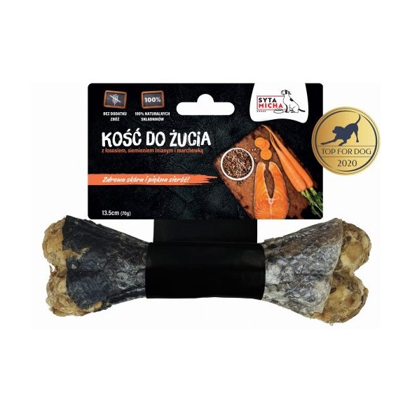 Syta Micha - Rágócsont - lazac és sárgarépa 13,5cm 