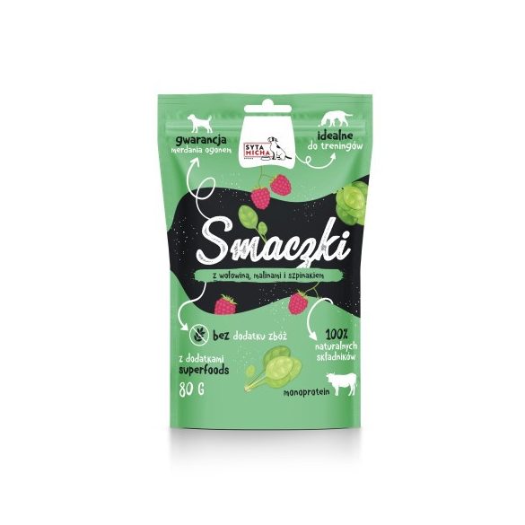 Syta micha Jutalomfalat marhával, sepónottal és málnával 80g