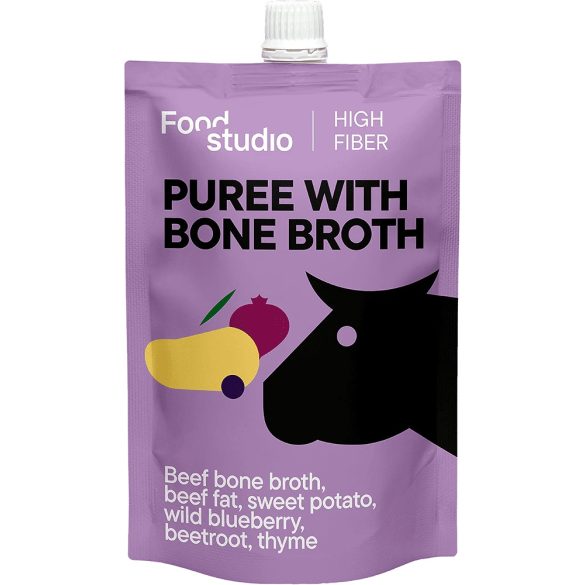 Food Studio - Püré - marha csontleves, cékla, áfonya és édesburgonya 