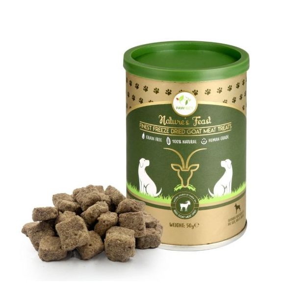  Pawfect- Nature's Feast - fagyasztva szárított kecskehús jutalomfalat