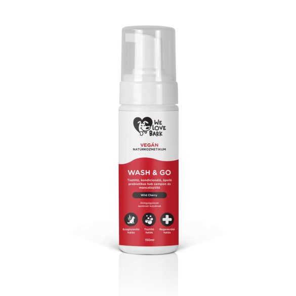 We Love Bark - Wash&Go - Prebiotikus víz nélküli száraz sampon 