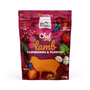  Syta Micha - Száraztáp - Bárány, málna és tök - 1,5kg - kölyökkutyáknak 