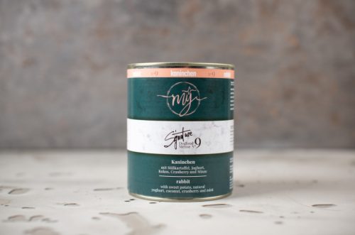 MŸ Doog Food - Signature menü - Nyúl, édesburgonya, joghurt, kókusz és menta 