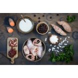 MŸ Doog Food - Signature menü - Nyúl, édesburgonya, joghurt, kókusz és menta 