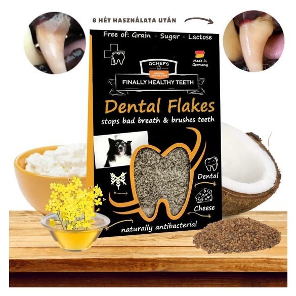 Qchefs Dental Flakes - Természetes fogtisztító pehely