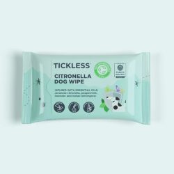   Tickless - Természetes kullancs, bolha és szúnyogriasztó nedves törlőkendő