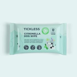 Tickless - Természetes kullancs, bolha és szúnyogriasztó nedves törlőkendő