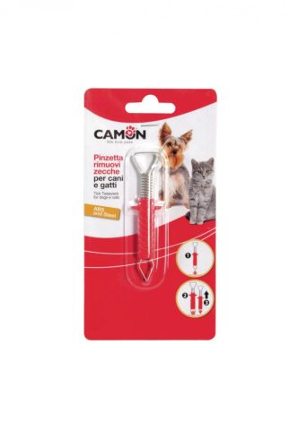 Camon - Kullancskiszedő csipesz - PIROS 