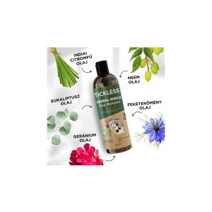 Tickless® - Herbal Shield - 100% természetes kutyasampon nagy sétákhoz