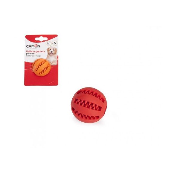 Camon Fogtisztítós mókás baseball labda 70 mm - piros 