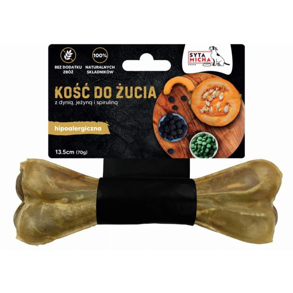 Syta Micha - Rágócsont - lóhús, sütőtök, szeder és spirulina 13,5cm 