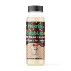   Meaty Bubbles - Buborékfújó kutyáknak és macskáknak - Fagyi Ízű 