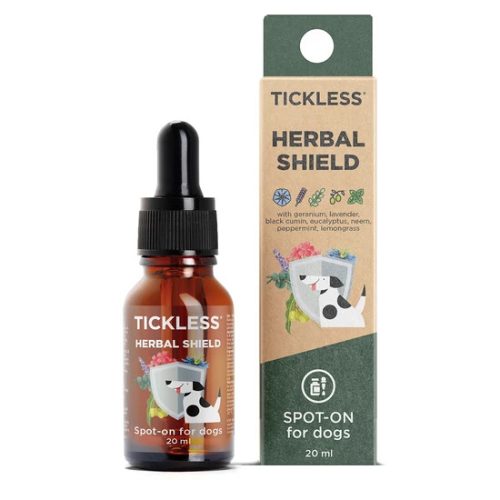Tickless® Herbal Shield Spot-on - 100% természetes illóolaj keverék kutyáknak
