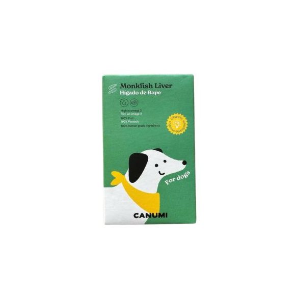 Canumi Ördöghal máj konzerv-vízben tárolva