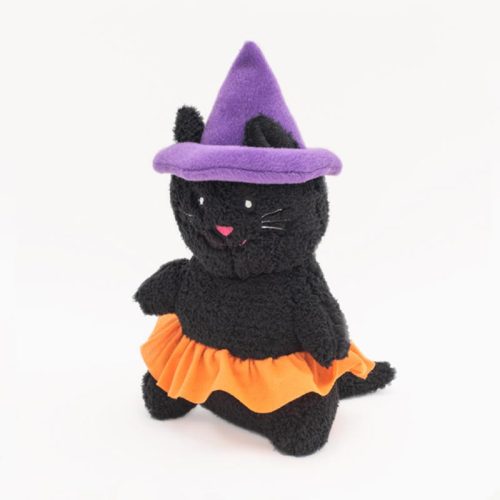 ZippyPaws - Halloween Boszorkány macska 28 cm