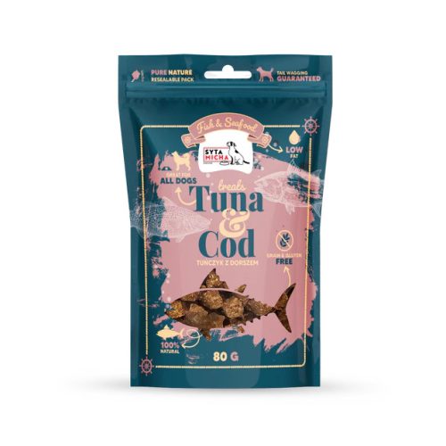  Syta Micha - Fish & Seafood - szárított jutalomfalat - Tőkehal és tonhal