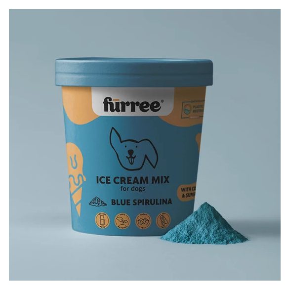 Fürree fagyipor kutyáknak kollagénnel - KÉK SPIRULINA